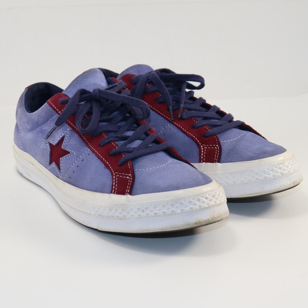 Converse One Star OX‎ Deep Periwinkle Rhododendron Suede Men’s 11